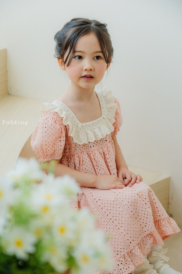 Pudding - Korean Children Fashion - #childofig - Frill One-piece - 3