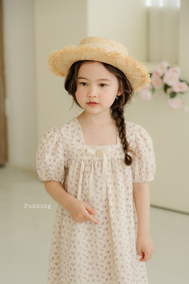 Pudding - Korean Children Fashion - #childofig - Flower One-piece - 11