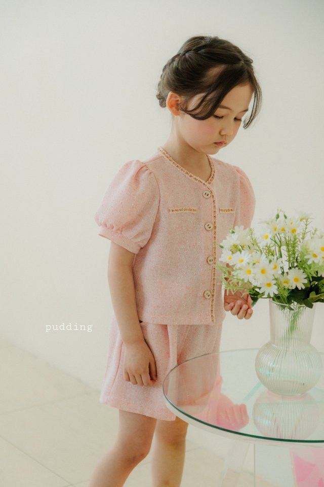 Pudding - Korean Children Fashion - #childofig - Sha Top Bottom Set - 5