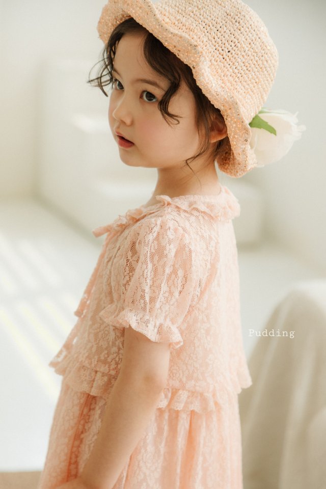 Pudding - Korean Children Fashion - #childrensboutique - Ensemble Set - 5