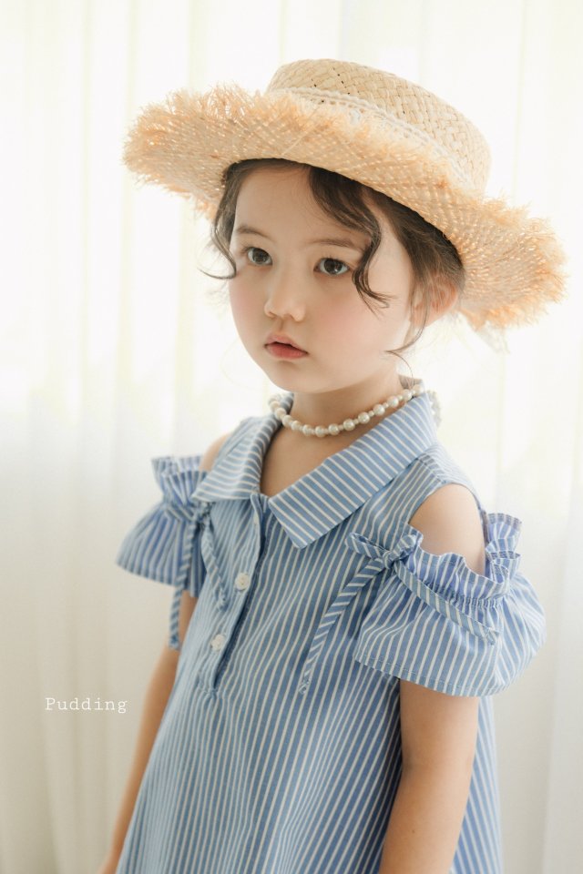 Pudding - Korean Children Fashion - #childrensboutique - Kara Striped One-piece - 2