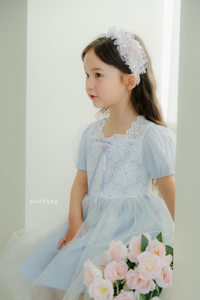 Pudding - Korean Children Fashion - #childrensboutique - Lace One-piece - 9