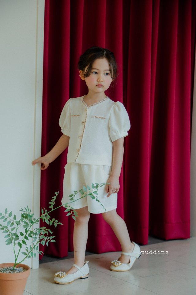 Pudding - Korean Children Fashion - #childrensboutique - Sha Top Bottom Set - 6