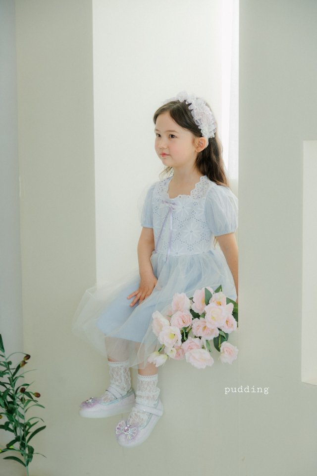 Pudding - Korean Children Fashion - #designkidswear - Lace One-piece - 10