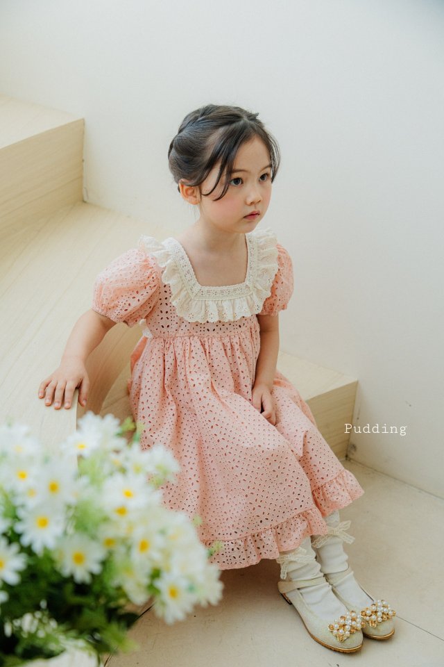 Pudding - Korean Children Fashion - #discoveringself - Frill One-piece - 6