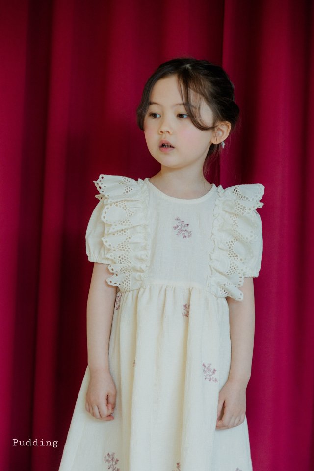 Pudding - Korean Children Fashion - #discoveringself - Mary One-piece - 2
