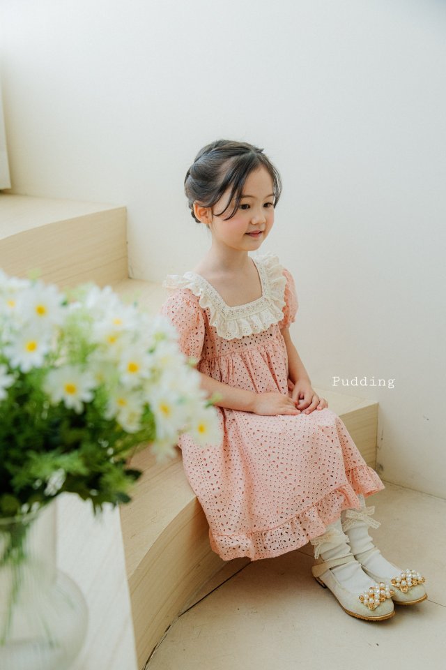 Pudding - Korean Children Fashion - #fashionkids - Frill One-piece - 7