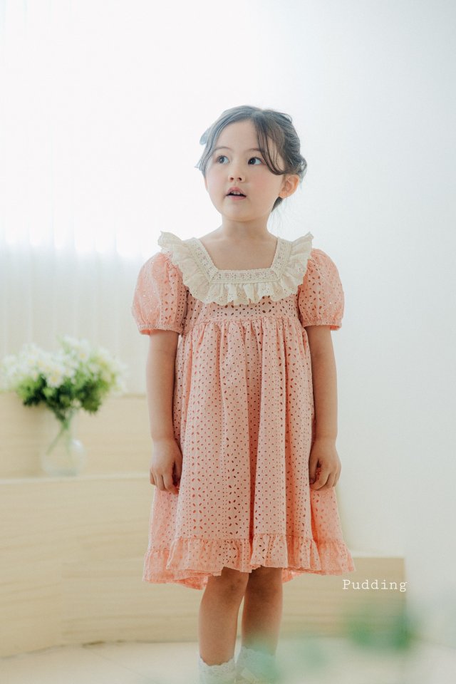 Pudding - Korean Children Fashion - #kidsshorts - Frill One-piece - 8