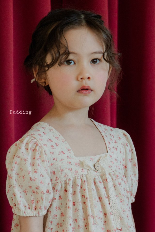 Pudding - Korean Children Fashion - #kidsshorts - Flower One-piece - 3