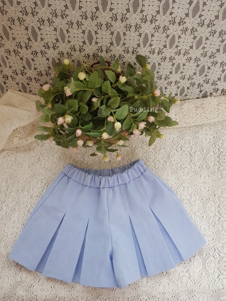 Pudding - Korean Children Fashion - #kidsshorts - Pants Skirt - 3