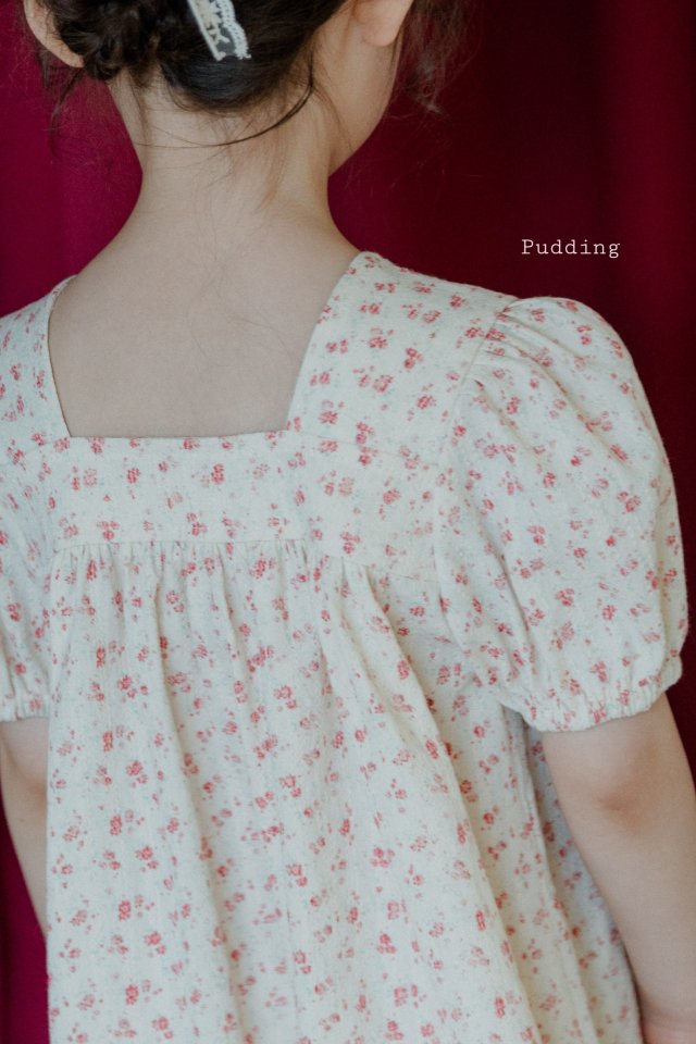 Pudding - Korean Children Fashion - #kidsshorts - Flower One-piece - 4