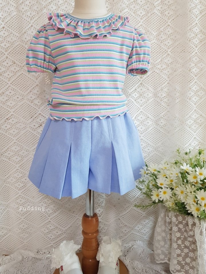 Pudding - Korean Children Fashion - #kidsshorts - Pants Skirt - 4
