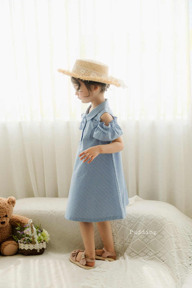 Pudding - Korean Children Fashion - #minifashionista - Kara Striped One-piece - 12