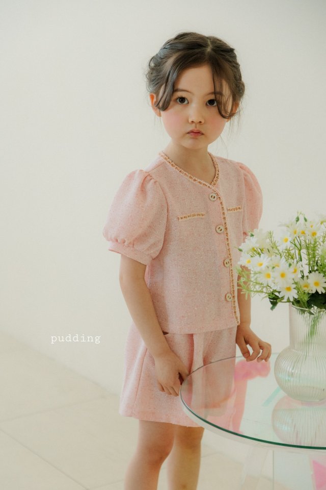 Pudding - Korean Children Fashion - #minifashionista - Sha Top Bottom Set - 2