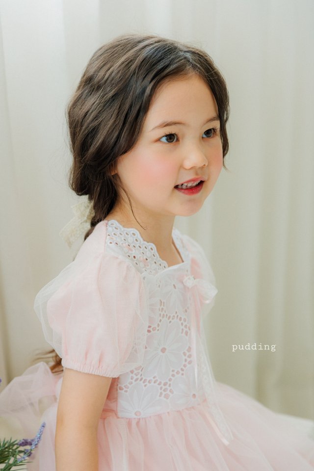 Pudding - Korean Children Fashion - #prettylittlegirls - Lace One-piece - 6
