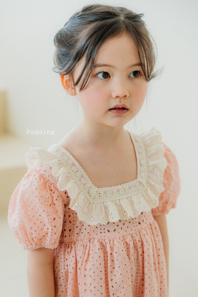 Pudding - Korean Children Fashion - #stylishchildhood - Frill One-piece - 2