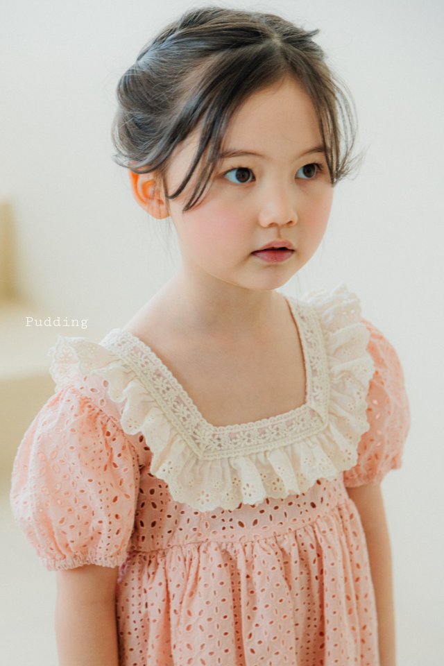 Pudding - Korean Children Fashion - #toddlerclothing - Frill One-piece