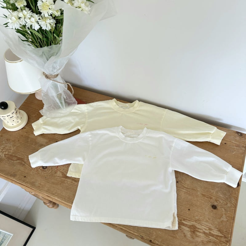 Raleelounge - Korean Children Fashion - #Kfashion4kids - I Embroidery Tee
