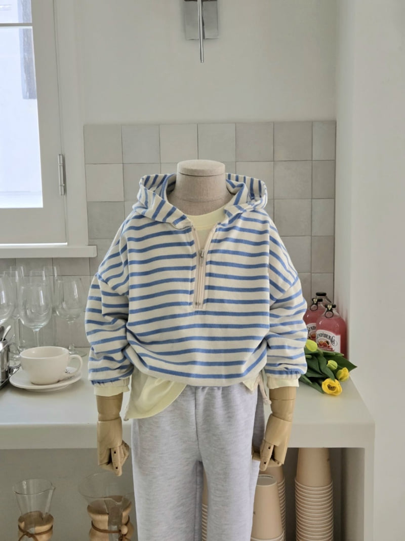 Raleelounge - Korean Children Fashion - #Kfashion4kids - Half Open Hoodie - 2
