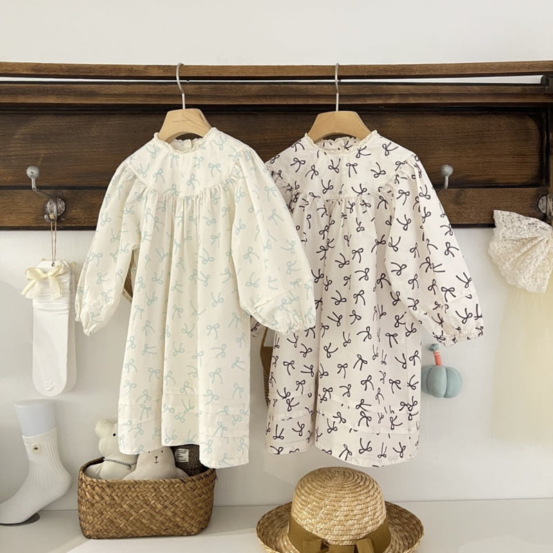 Raleelounge - Korean Children Fashion - #childofig - Ribbon One-piece - 10