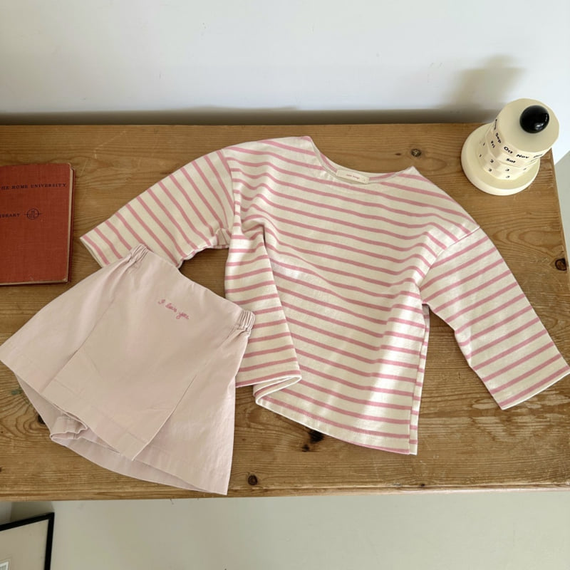 Raleelounge - Korean Children Fashion - #discoveringself - Stripe Tee - 8