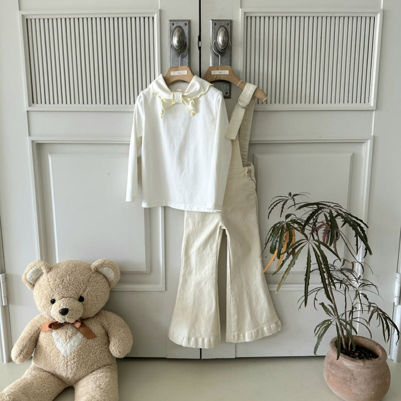 Raleelounge - Korean Children Fashion - #designkidswear - Ribbon Raglan Tee - 4