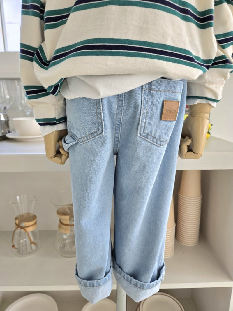 Raleelounge - Korean Children Fashion - #discoveringself - Pintuck Denim Pants