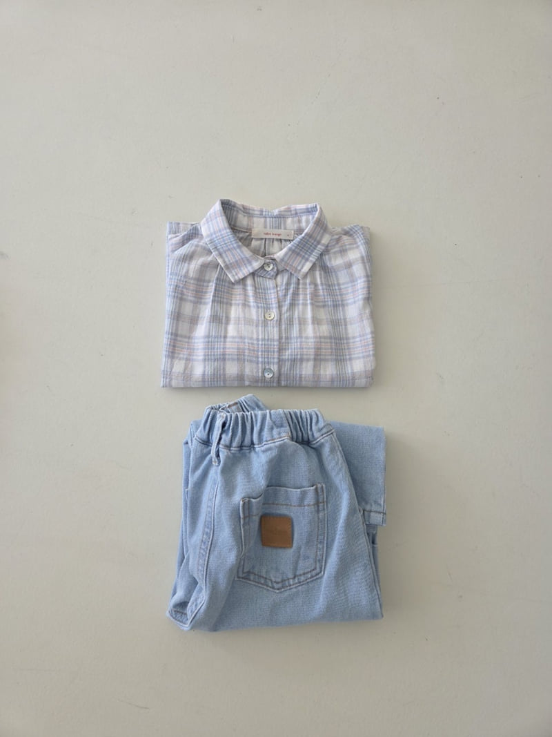 Raleelounge - Korean Children Fashion - #fashionkids - Pintuck Denim Pants - 2