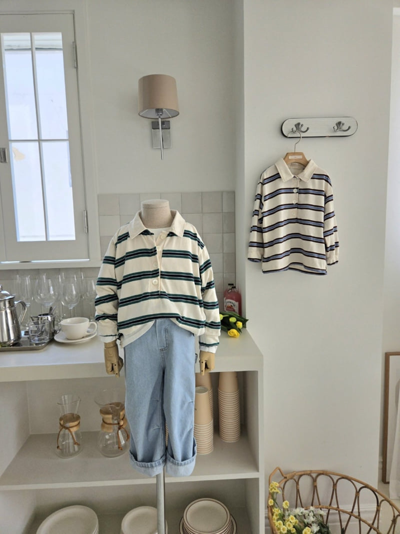 Raleelounge - Korean Children Fashion - #kidsshorts - Pintuck Denim Pants - 4