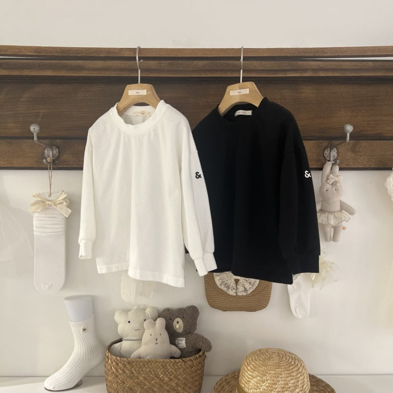 Raleelounge - Korean Children Fashion - #littlefashionista - And Embroidery Tee