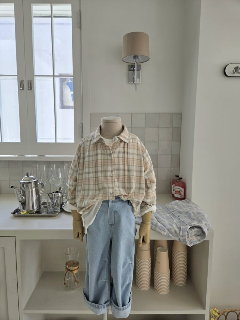 Raleelounge - Korean Children Fashion - #littlefashionista - Pintuck Denim Pants - 7