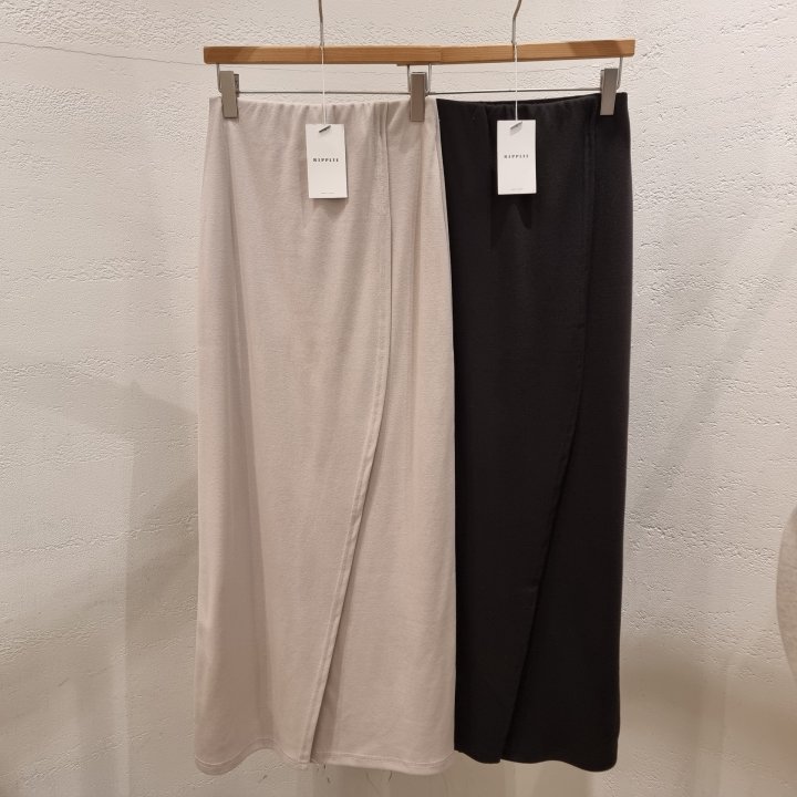Ripple - Korean Women Fashion - #momslook - Core Wrap Skirt