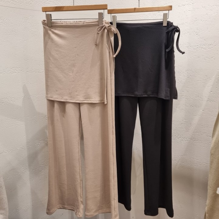 Ripple - Korean Women Fashion - #womensfashion - Inner Flap Pants - 4