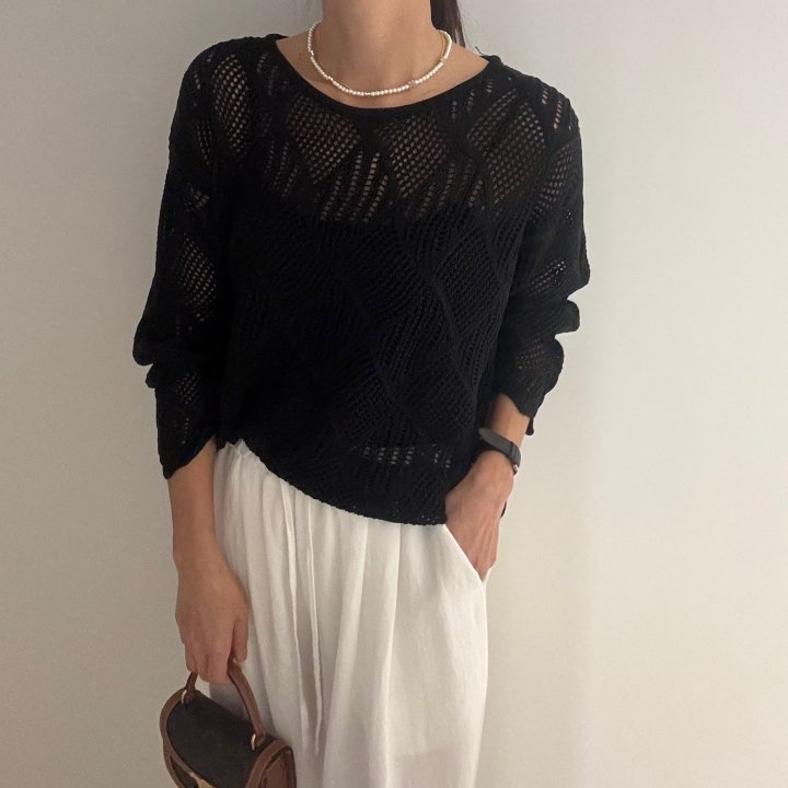 Ripple - Korean Women Fashion - #momslook - Lace Knit - 6