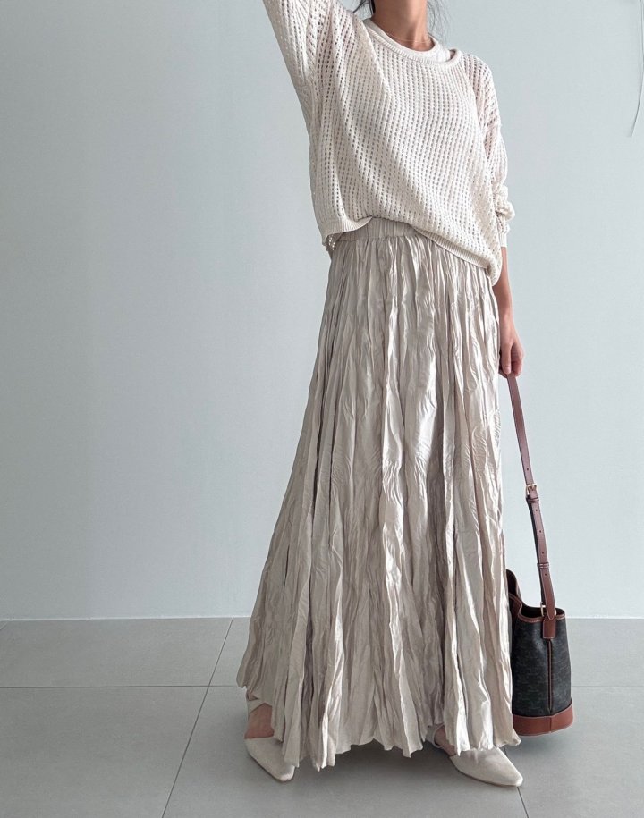 Ripple - Korean Women Fashion - #momslook - Ring Long Skirt - 3