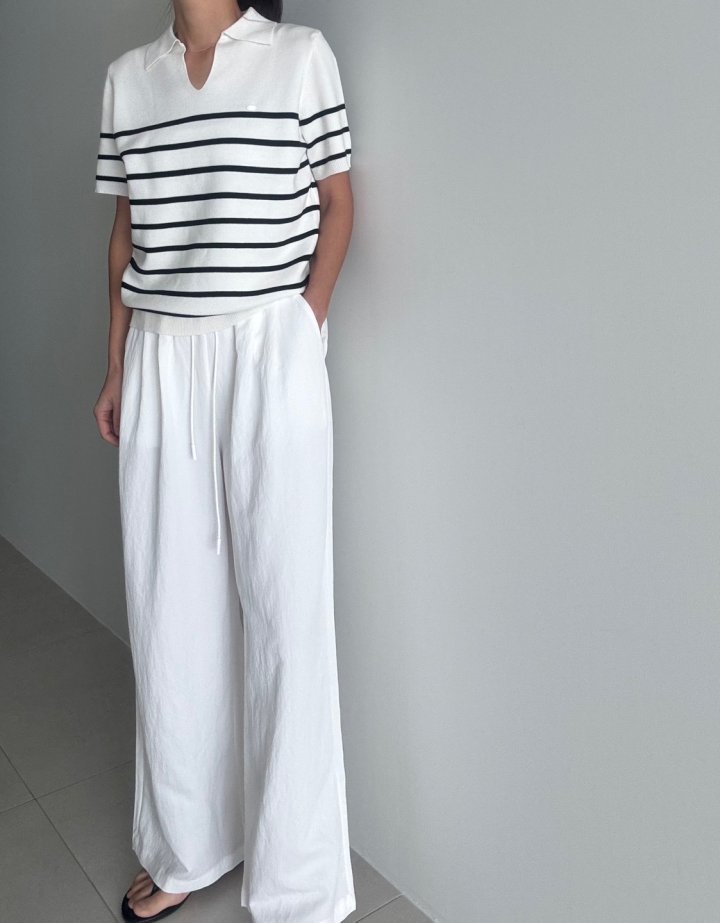 Ripple - Korean Women Fashion - #momslook - Carrie Banding Slacks