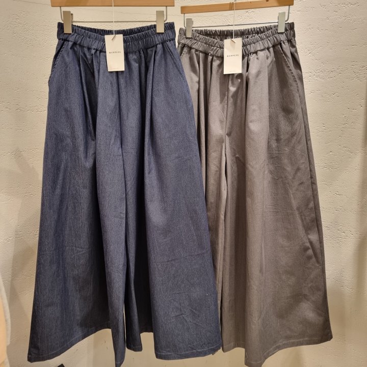 Ripple - Korean Women Fashion - #romanticstyle - Flare Wide Pants - 5
