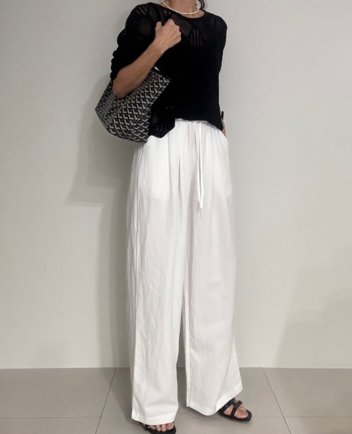 Ripple - Korean Women Fashion - #thatsdarling - Double Pin-tuck Pants - 5