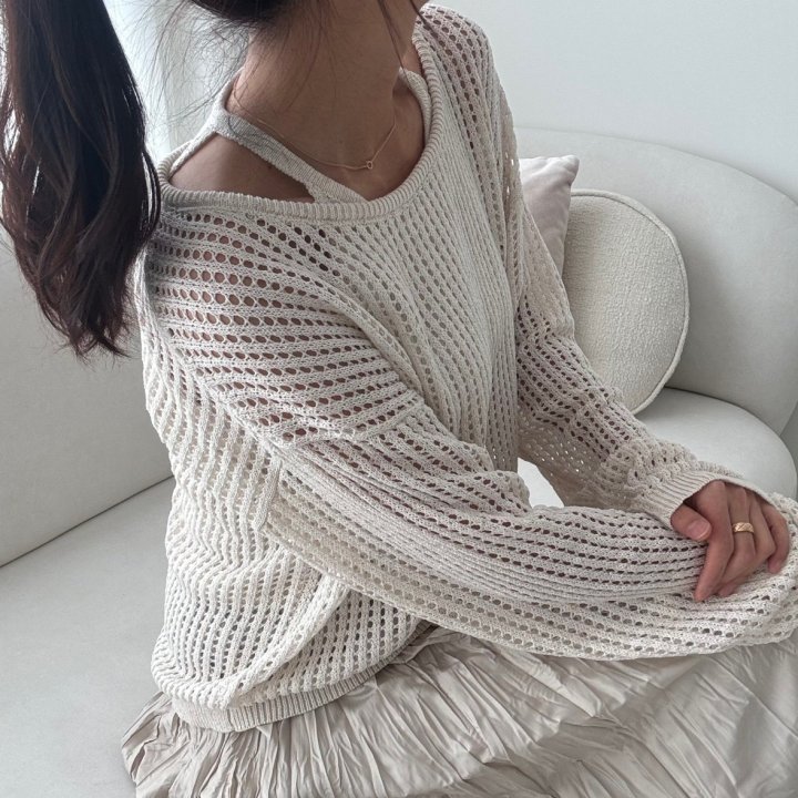 Ripple - Korean Women Fashion - #thatsdarling - Layer Knit Set - 3