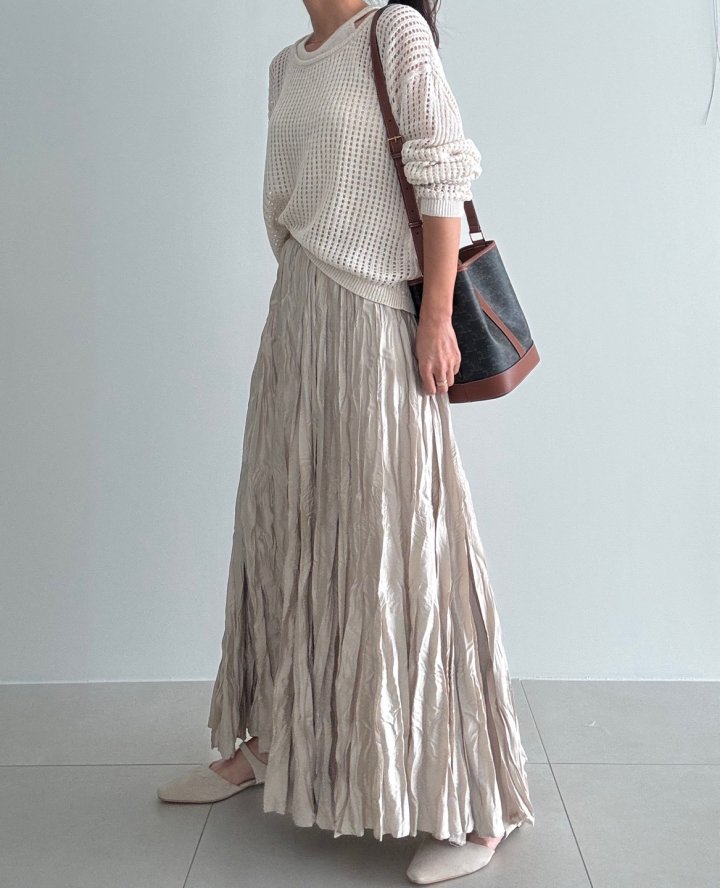 Ripple - Korean Women Fashion - #thatsdarling - Ring Long Skirt