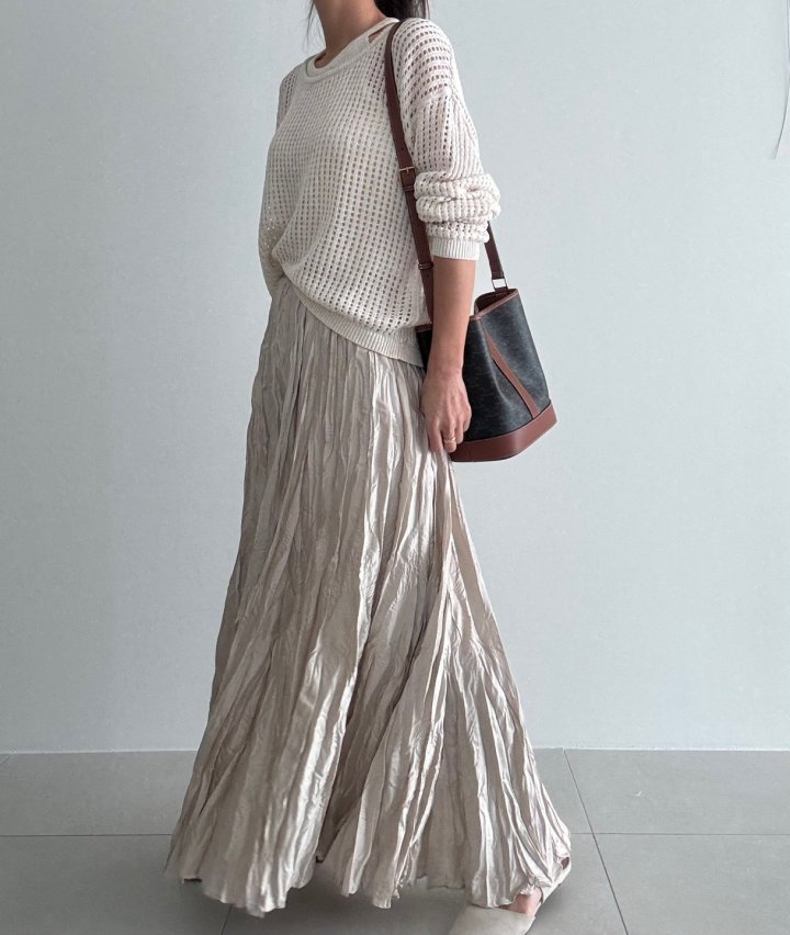 Ripple - Korean Women Fashion - #thelittlethings - Ring Long Skirt - 2