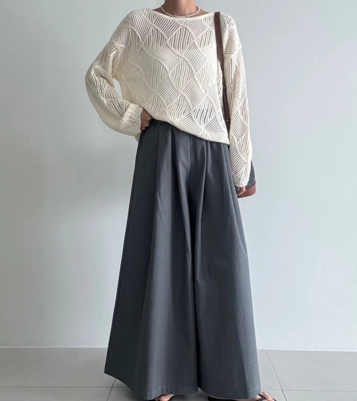 Ripple - Korean Women Fashion - #vintageinspired - Flare Wide Pants