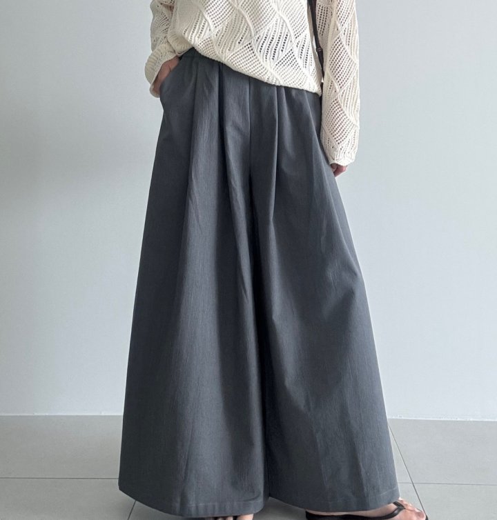 Ripple - Korean Women Fashion - #vintagekidsstyle - Flare Wide Pants - 2
