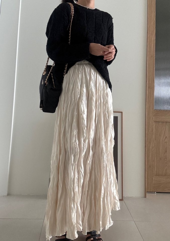 Ripple - Korean Women Fashion - #womensfashion - Ring Long Skirt - 6
