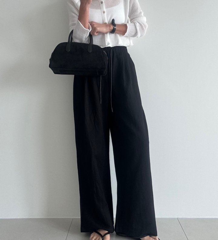 Ripple - Korean Women Fashion - #momslook - Carrie Banding Slacks - 4