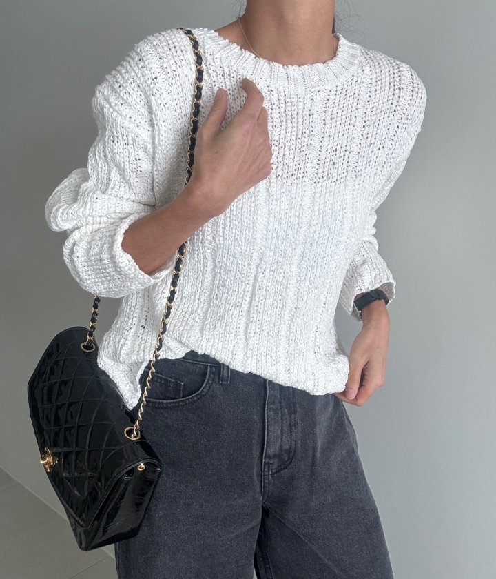 Ripple - Korean Women Fashion - #womensfashion - Lucy Round Knit - 2