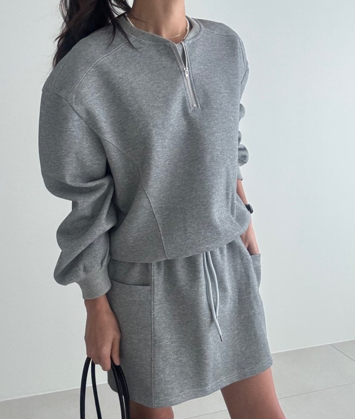 Ripple - Korean Women Fashion - #womensfashion - Title Top Skirt Set
