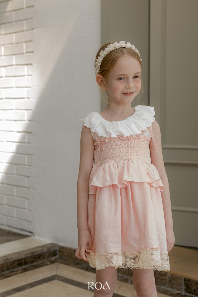 Roa - Korean Children Fashion - #childofig - Shirred One-piece - 5