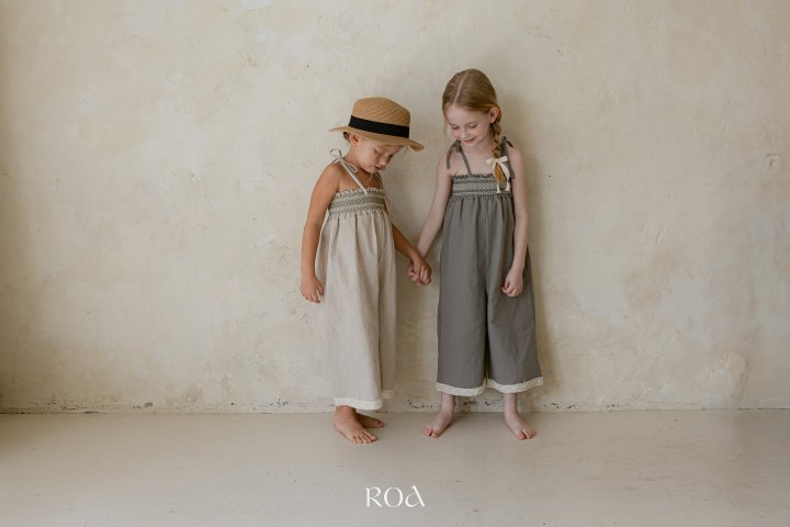 Roa - Korean Children Fashion - #childrensboutique - Shirred Jumpsuit - 5