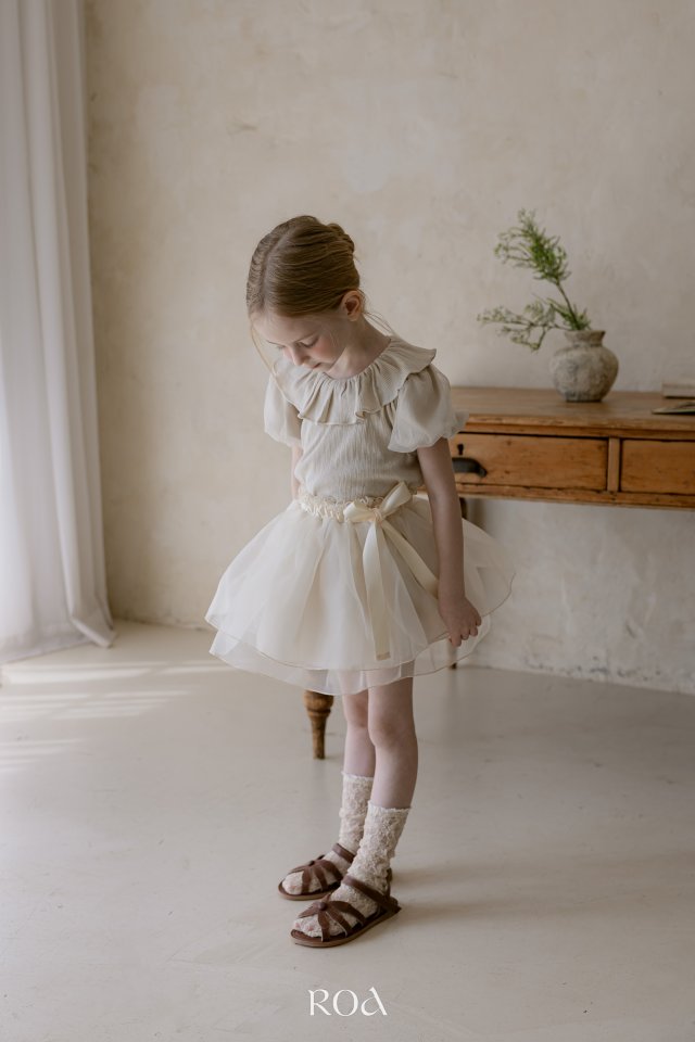 Roa - Korean Children Fashion - #designkidswear - Charlotte Tee - 7